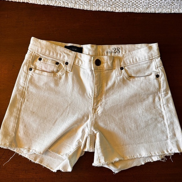 Jcrew vintage cream size‎ 28 jean shorts - Picture 2 of 9